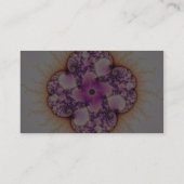 Petallic - fractale kunst visitekaartje (Achterkant)