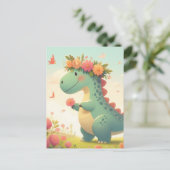 Petalosaurus (Een nieuw ras van dinosauriërs) Briefkaart (Staand voorkant)