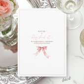 Petals and Prosecco Pink Floral Bridal Shower Kaart