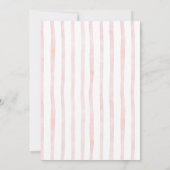 Petals and Prosecco Pink Floral Champagne bridal Kaart (Achterkant)