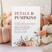 Petals and Pumpkins Herfst Pompoen Decorating Part Kaart