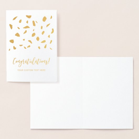 Petals Confetti Gefeliciteerd Folie Kaarten (Display)