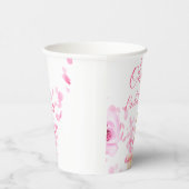 Petals en Prosecco Bridal Show Trouwpapier Cups Papieren Bekers (Rechts)