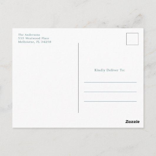 Petals en Prosecco Budget Vrijgezellenfeest Partij Briefkaart (Achterkant)