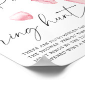 Petals en Prosecco - ringjacht vrijgezellenfeest s Poster (Hoek)