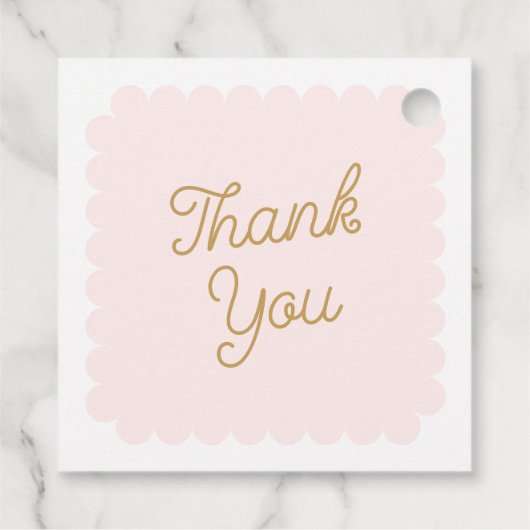 Petals en Prosecco Vrijgezellenfeest Dank u Bedankjes Labels (Achterkant)