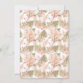 Petals en Prosecco | Vrijgezellenfeest Floral Cham Kaart (Achterkant)