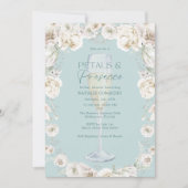 Petals en Prosecco Vrijgezellenfeest Party Kaart (Voorkant)