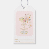 Petals en Prosecco Vrijgezellenfeest Tafel Plaats  Cadeaulabel (Voorkant)