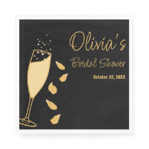 Petals en Prosecco Zwart Vrijgezellenfeesten serve