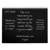 Petals Feather & Vrienden 2022 Kalender met citate (Hoes)