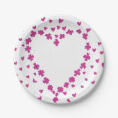 Petals Heart Paper Bord (Voorkant)
