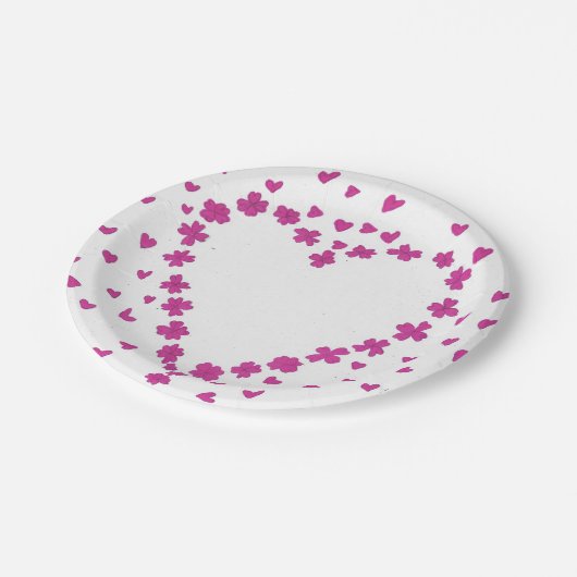 Petals Heart Paper Bord (Gekanteld)