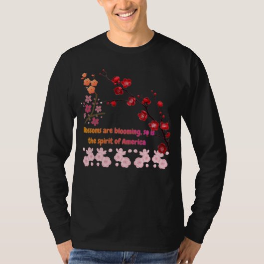 Petals in Pink Harmony T-shirt (Voorkant)