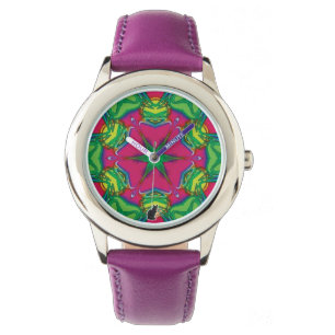 Petals Kaleidoscope Horloge