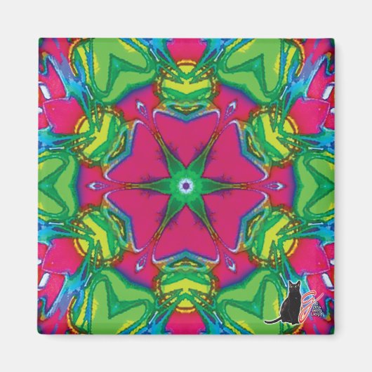 Petals Kaleidoscope Magnet (Voorkant)