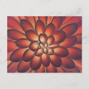 Petals Modern Abstracte Floral Fine Art Briefkaart