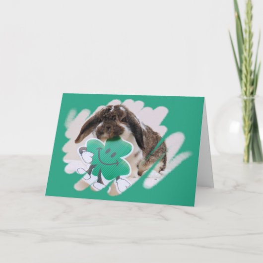 Petals-o-the-Shamrock-kaart Kaart (Voorkant)