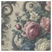 Petals of Decadence – Gothic Statement Tegel Stof (Close Up)