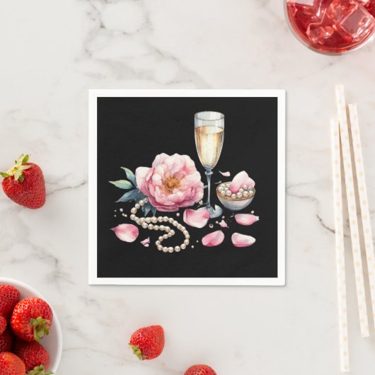 Petals Parels Prosecco Decor Servies Servet (Insitu)
