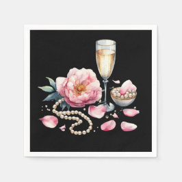 Petals Parels Prosecco Decor Servies Servet