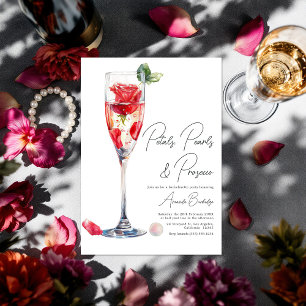 Petals, Parels & Prosecco vrijgezellenfeest Kaart