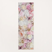 Petals & Peace – Blush Bloemen Yoga Mat (Voorkant)