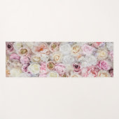 Petals & Peace – Blush Bloemen Yoga Mat (Voorkant (horizontaal))