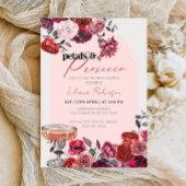 Petals & Prosecco Bloemen Bruidsdouche Uitnodiging