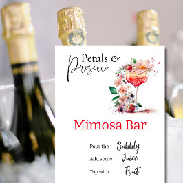 Petals Prosecco Bloemen Vrijgezellenfeest Mimosa B Perfect Poster