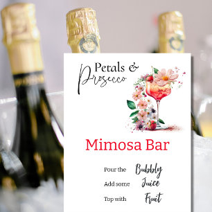 Petals Prosecco Bloemen Vrijgezellenfeest Mimosa B Perfect Poster