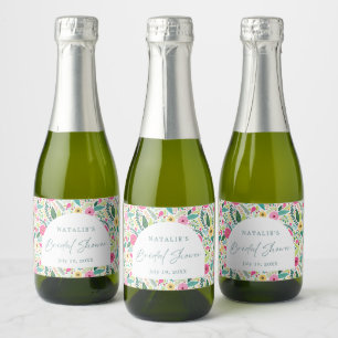 Petals Prosecco Bloemen Vrijgezellenfeest Party Sparkling Wijnetiket