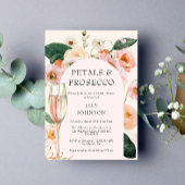 Petals & Prosecco Bloemenboog Vrijgezellenfeest Kaart