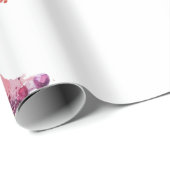 Petals & Prosecco Blush Bloemen Vrijgezellenfeest Cadeaupapier (Rol Hoek)