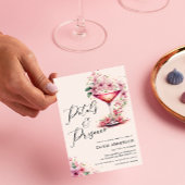 Petals & Prosecco Blush Roze Vrijgezellenfeest Kaart