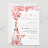 Petals & Prosecco Bridal Shower Kaart (Voorkant)