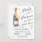 Petals & Prosecco Brunch en bijbelbaar Vrijgezelle Kaart (Voorkant)