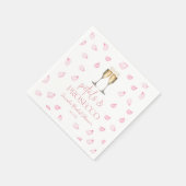 Petals & Prosecco Champagne Vrijgezellenfeest Servet (Hoek)