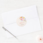 Petals & Prosecco Floral Bridal Shower Stickers (Envelop)