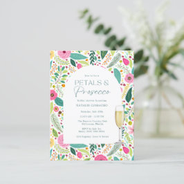 Petals Prosecco Floral Budget Vrijgezellenfeest Pa Briefkaart