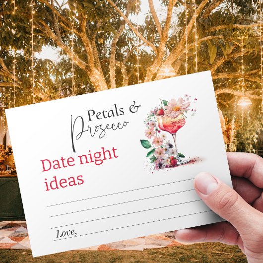 Petals Prosecco Floral Vrijgezellenfeest Brunch Da Informatiekaartje