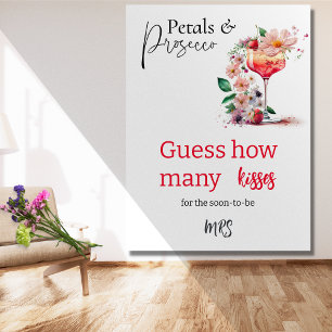 Petals Prosecco Floral Vrijgezellenfeest Brunch Ra Perfect Poster