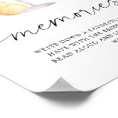 Petals & Prosecco - herinneringen met de bruid Poster (Hoek)