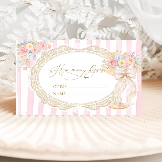 Petals Prosecco How Many Kisses Game Informatiekaartje