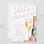 Petals & Prosecco Mimosa Champagne Vrijgezellenfee Kaart (Voorkant)