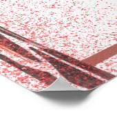 Petals & Prosecco Roos Gold Vrijgezellenfeest Welk Poster (Hoek)