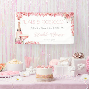 Petals & Prosecco Roos Roze Bubble Spandoek