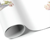 Petals & Prosecco Roze Bloemen Vrijgezellenfeest Cadeaupapier (Rol Hoek)