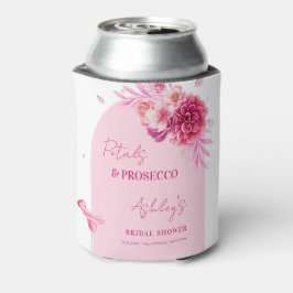 Petals Prosecco Roze Bloemige Bruiloft Favor Blikjeskoeler
