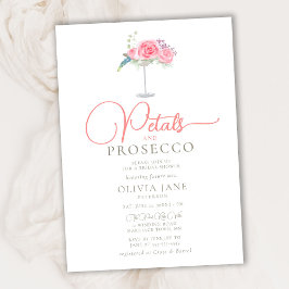 Petals Prosecco Rozen Cocktail Boho Vrijgezellenfe Kaart